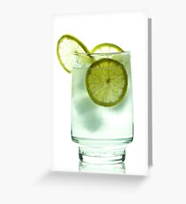 Gin and Tonic Greeting Card