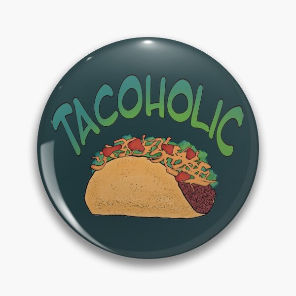Item preview, Tacoholic fun graphic taco design designed and sold by StephJChild.