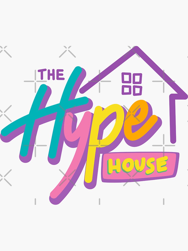 The Hype House Sticker For Sale By OffbeatOctopus Redbubble