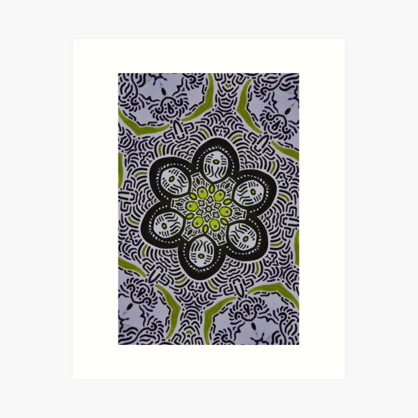 A Flower of Rising Art Print