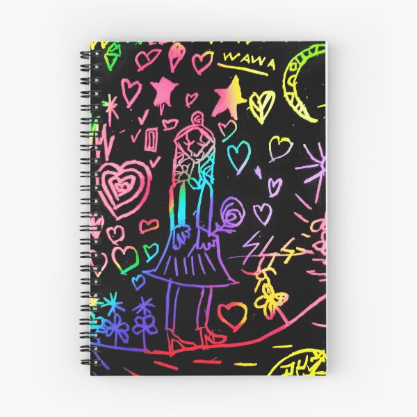 Aperçu de l'œuvre Fille colorée de Fluro dans Magic Land la nuit créée et vendue par zariast.