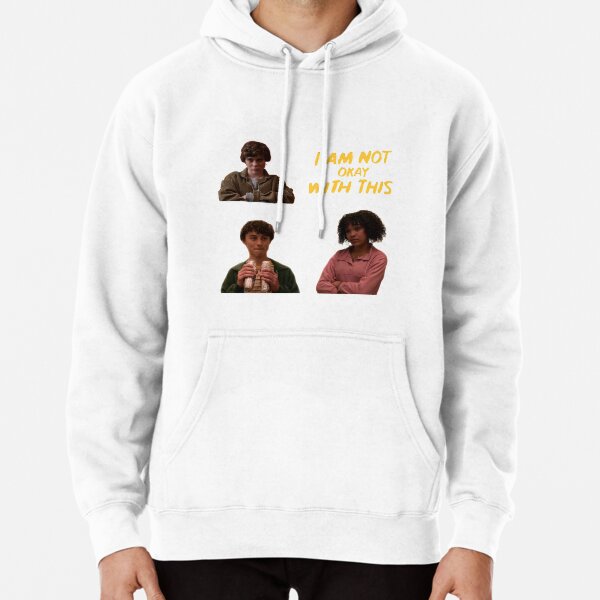 I am not okay with this sticker set Pullover Hoodie