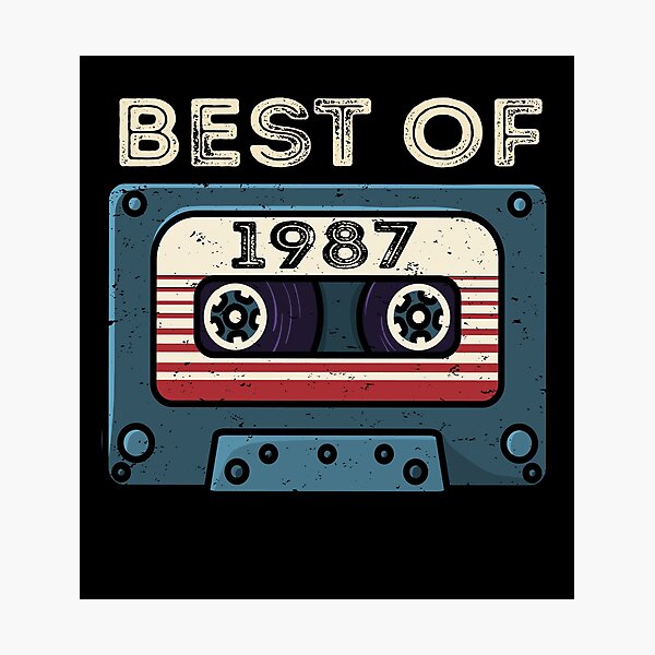 Item preview, Vintage Best Of 1987 Birthday Cassette | 33 Years Old Birthday Cassette designed and sold by meedTee.