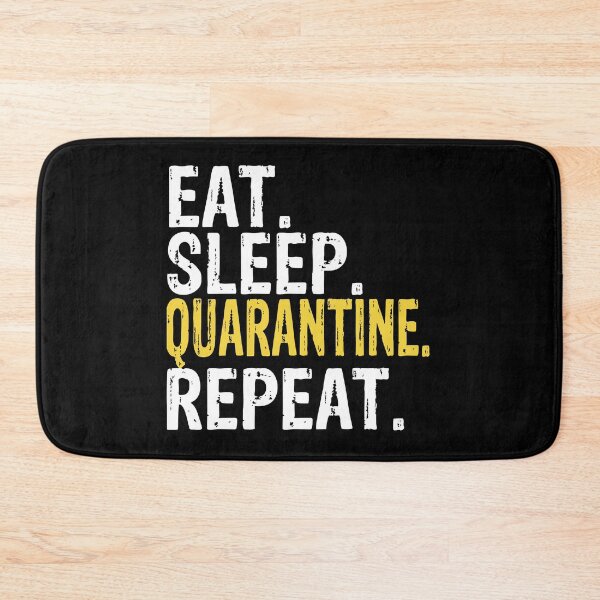 Item preview, Eat Sleep QUARANTINE Repeat Social Distancing Men Women designed and sold by MagicBoutique.