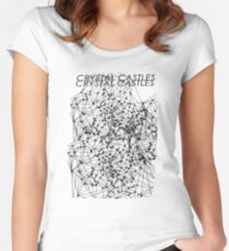 Crystal Castles Crimewave Shirt Women's Fitted Scoop T-Shirt