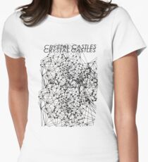 Crystal Castles Crimewave Shirt Women's Fitted T-Shirt