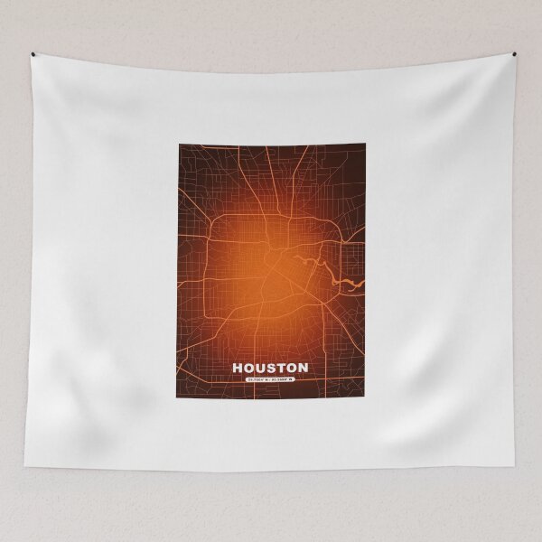 Item preview, Houston (USA) - City Map designed and sold by BoKev.