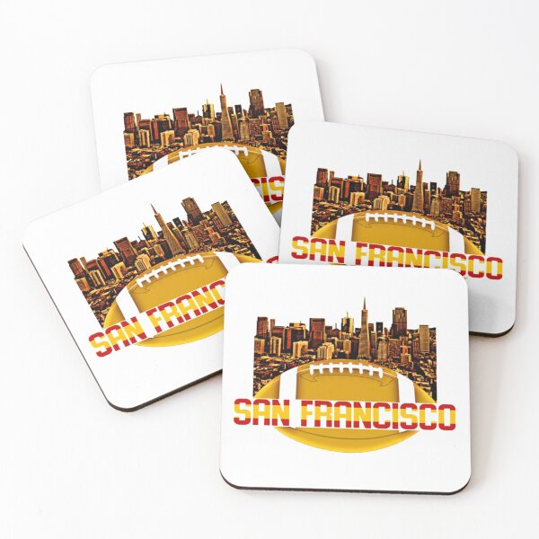 Item preview, San Francisco Skyline Red Gold  designed and sold by B1GSportswear.