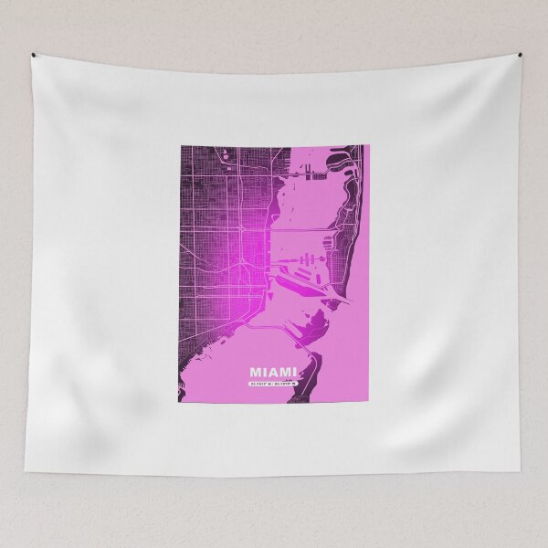 Item preview, Miami (USA) - City Map designed and sold by BoKev.