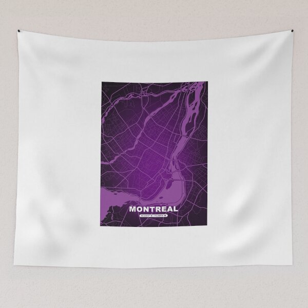 Item preview, Montreal (Canada) - City Map designed and sold by BoKev.