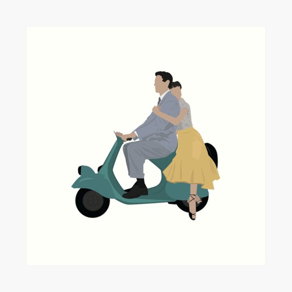 Roman Holiday Movie Art Print