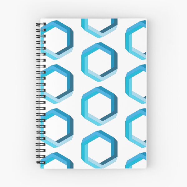 Item preview, Impossible shape: Blue hexagon designed and sold by cesarpadilla.