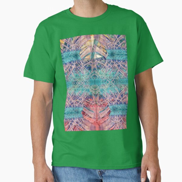 Kaleidoscopic psychedelic spectrum arches 02 Classic T-Shirt