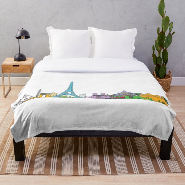 Item preview, Paris skyline designed and sold by KitCatCards.