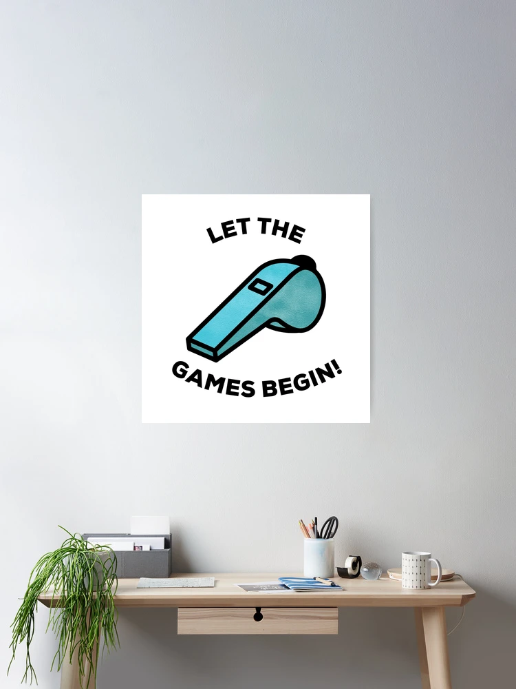 Let the the games begin stock illustration. Illustration of abstract -  156472458