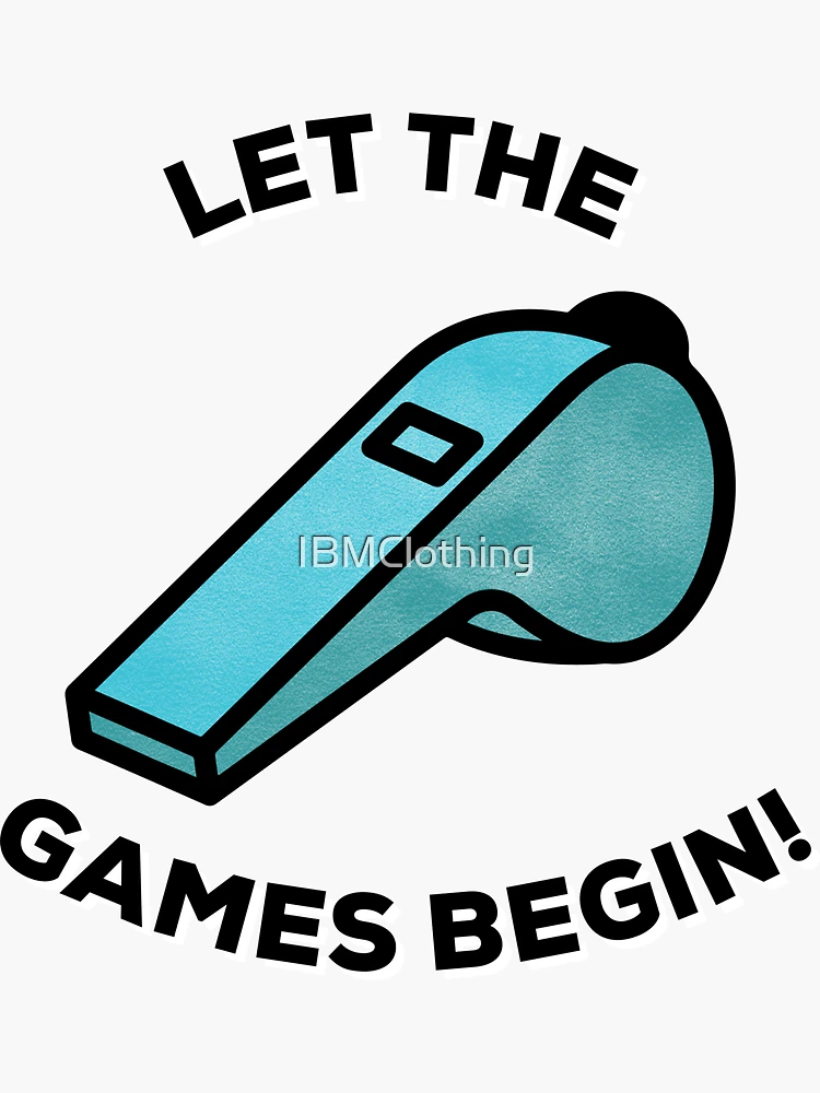 Let the the games begin stock illustration. Illustration of