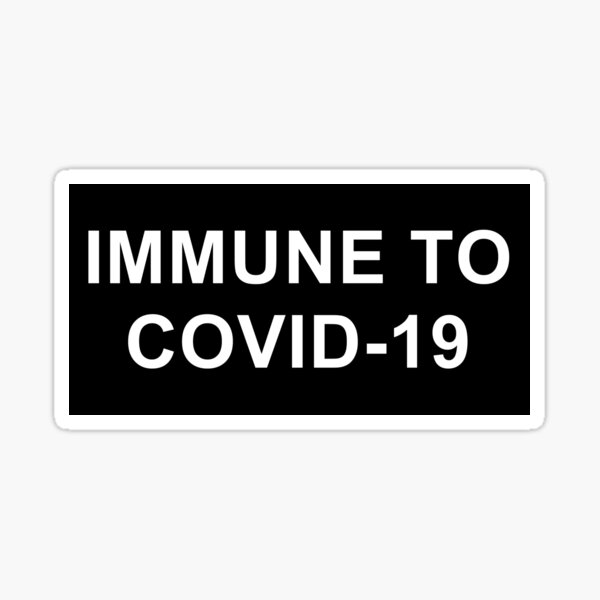 Aperçu de l'œuvre IMMUNITÉ À COVID-19 créée et vendue par LogicMat.