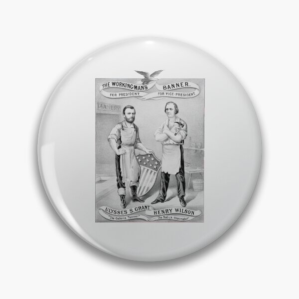 Item preview, Grant And Wilson Election Poster -- 1872 designed and sold by warishellstore.