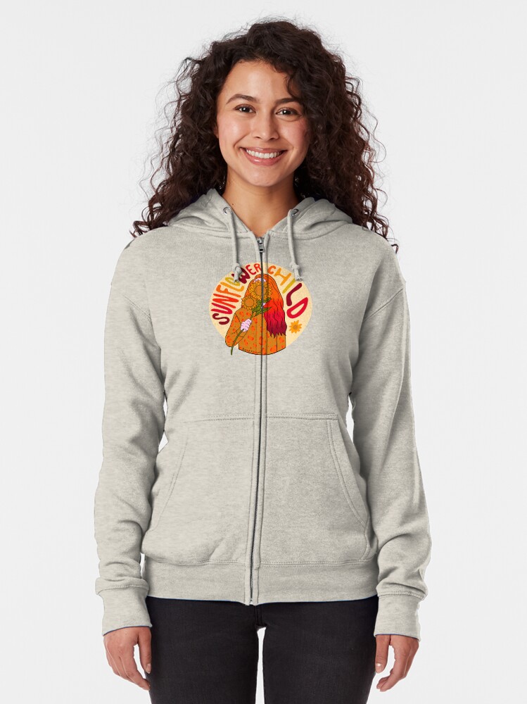 Alternate view of Sunflower Child Zipped Hoodie