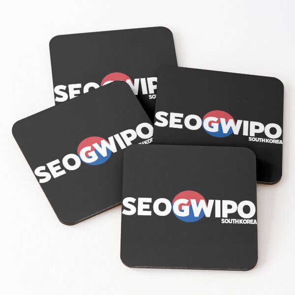 Item preview, Seogwipo - South Korea including Red / Blue Circle Background designed and sold by agsduy.