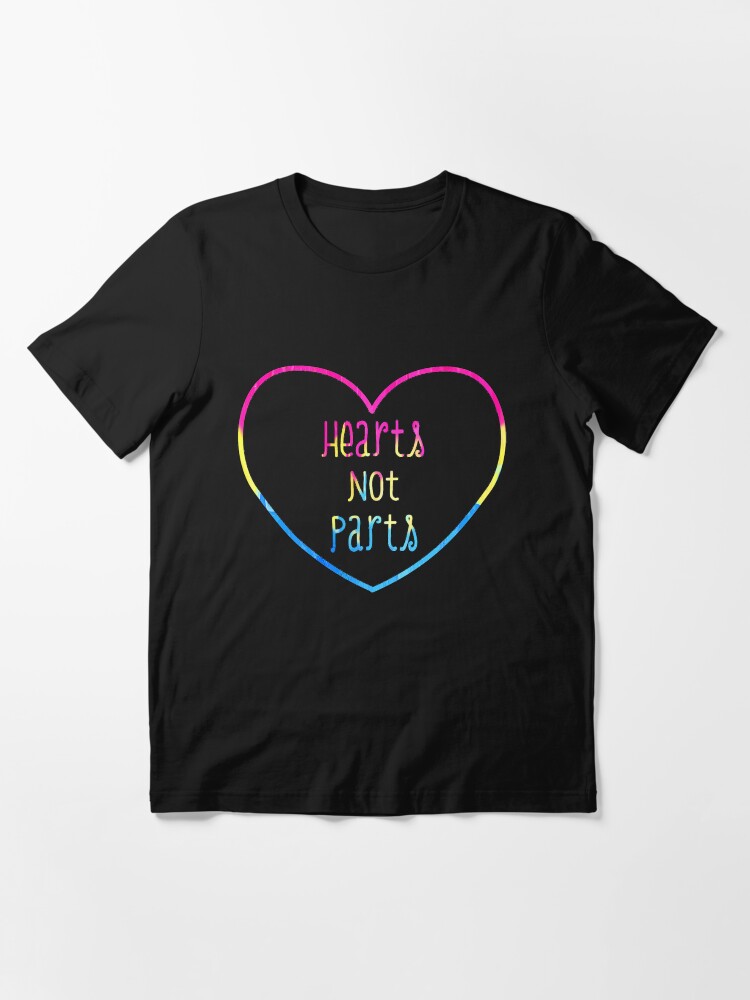 Alternative Ansicht von Herzen nicht Teile Pansexueller Stolz Essential T-Shirt