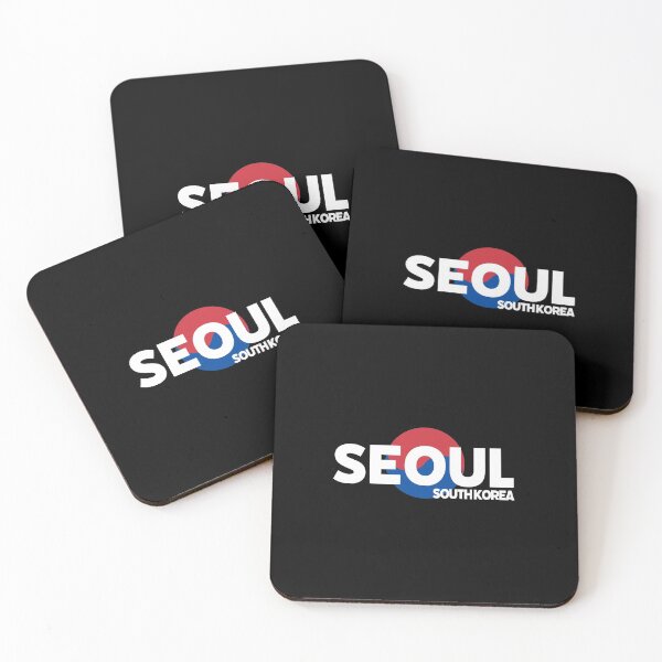Item preview, Seoul - South Korea including Red / Blue Circle Background designed and sold by agsduy.
