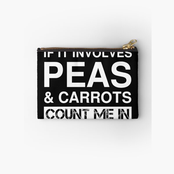 Item preview, Funny Peas And Carrots Vegetables Lover Vegetarian Vegan designed and sold by Creekman Designs.