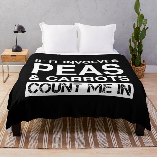 Item preview, Funny Peas And Carrots Vegetables Lover Vegetarian Vegan designed and sold by Creekman Designs.