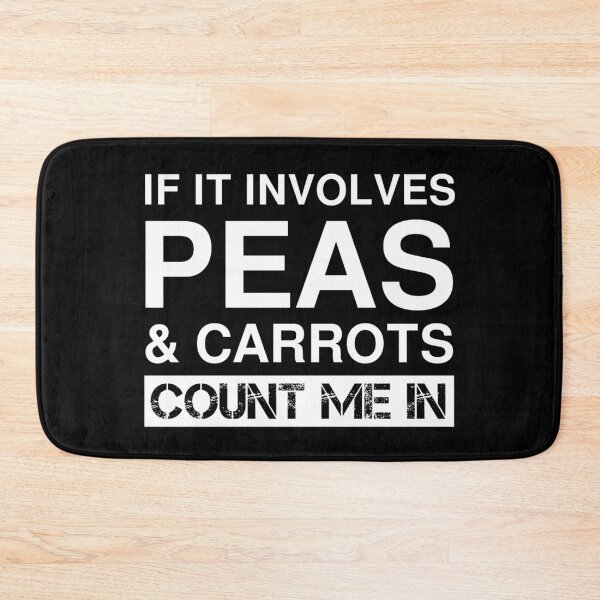 Item preview, Funny Peas And Carrots Vegetables Lover Vegetarian Vegan designed and sold by Creekman Designs.