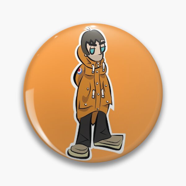 LG - Parka Monkees - Cartoon LGv1 (Love Forever - Orange Parka) Pin