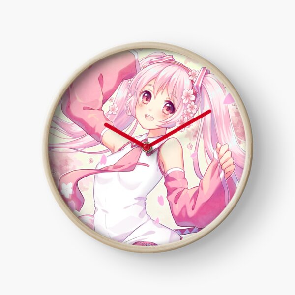 Sakura Miku Clock