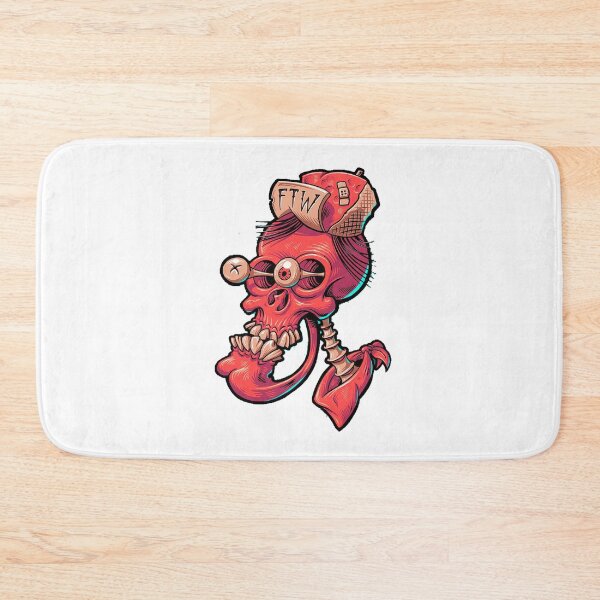Item preview, frightened skull designed and sold by Angelica Maria  Franco Cano.