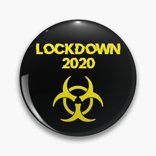 Item preview, Lockdown 2020 Biohazard Symbol (Yellow) designed and sold by DafyddEm.