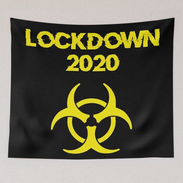 Item preview, Lockdown 2020 Biohazard Symbol (Yellow) designed and sold by DafyddEm.