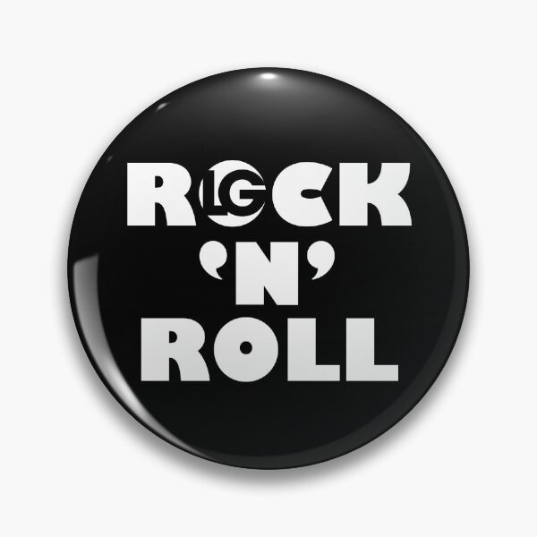 LG - The Modern Man - ROCK 'N' ROLL (WHT) Pin