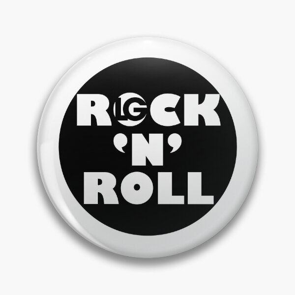 LG - The Modern Man - ROCK 'N' ROLL (BLK O) Pin