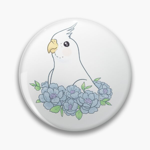 Item preview, Albino Cockatiel designed and sold by StellarEntropy.