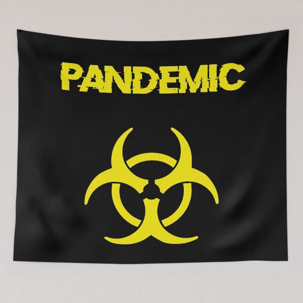 Item preview, Pandemic Biohazard (Yellow) designed and sold by DafyddEm.