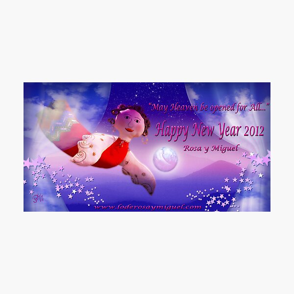 Item preview, "May Heaven be opened for All".....Merry Christmas. designed and sold by RosaCobos.