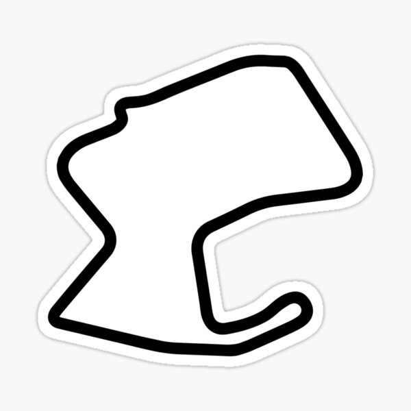 LAGUNA SECA Track Bike sticker Race track day bellypan logo #7709 