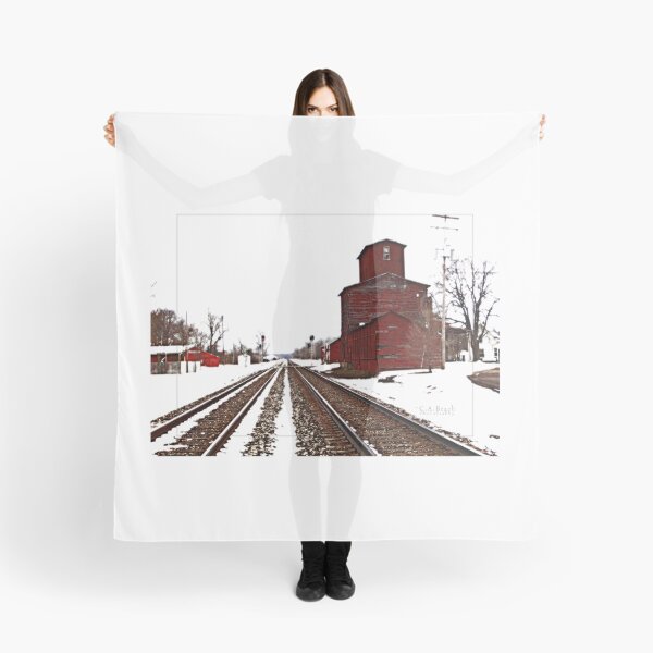 Item preview, Red Barn in winter designed and sold by Atticstudios.