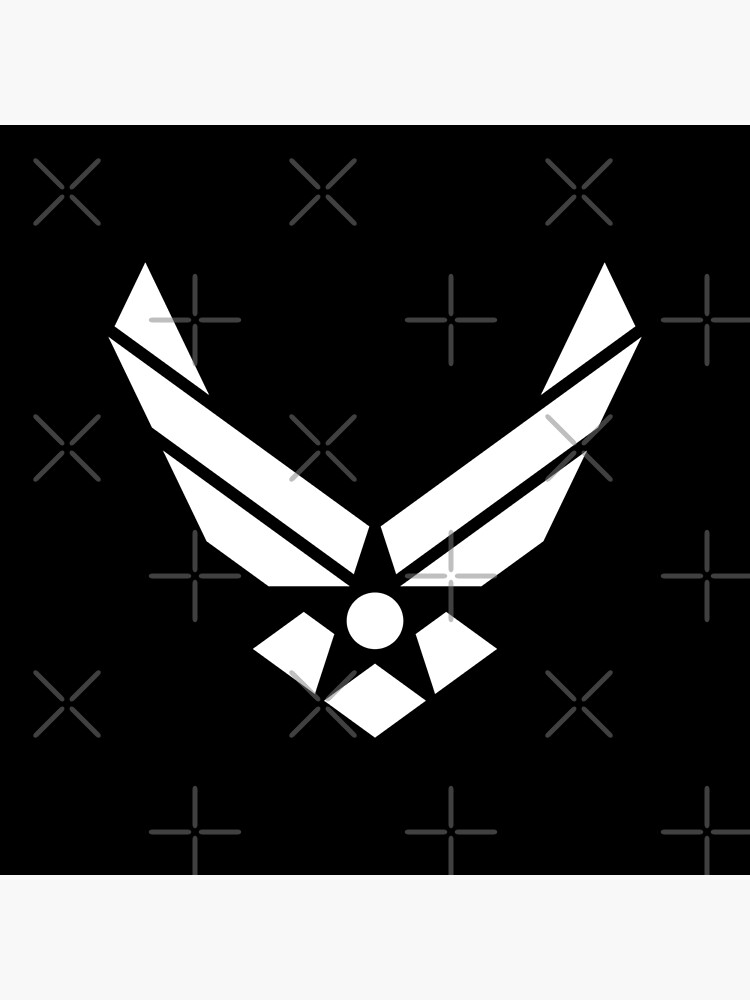 air force white black logo