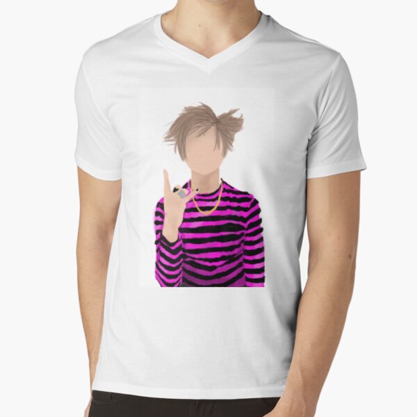 yungblud black and white striped shirt