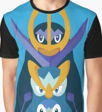 Awkward Penguin Portrait Graphic T-Shirt