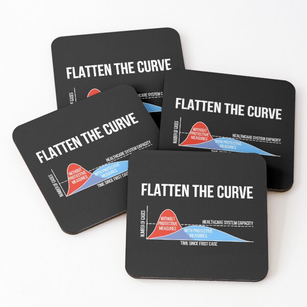 Item preview, Flatten The Curve I - Quarantine Art designed and sold by Lemon Pepper.