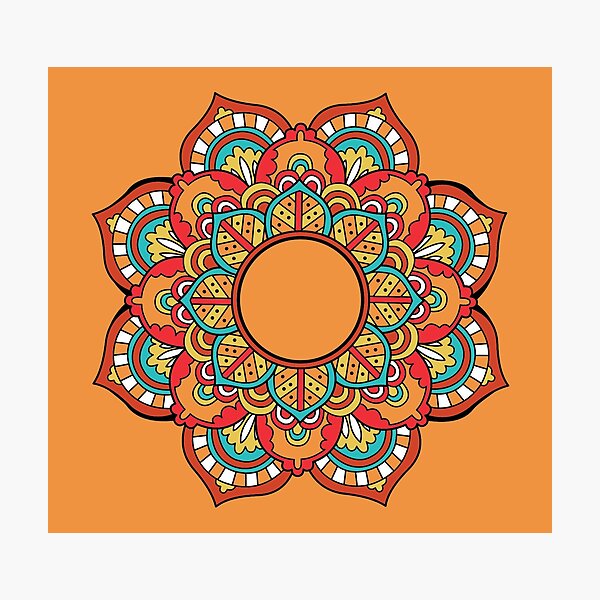 Mandala 3 Lámina fotográfica