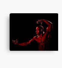 Posing Red Man Canvas Print