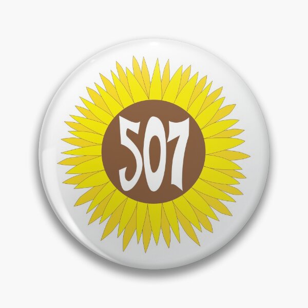 Item preview, Hand Drawn Minnesota Sunflower 507 Area Code designed and sold by itsrturn.