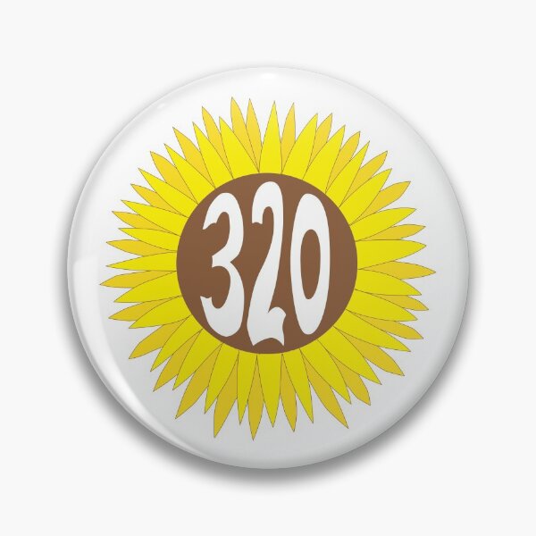 Artikelvorschau, Handgezeichnete Minnesota Sunflower 320 Vorwahl entworfen und verkauft von itsrturn.