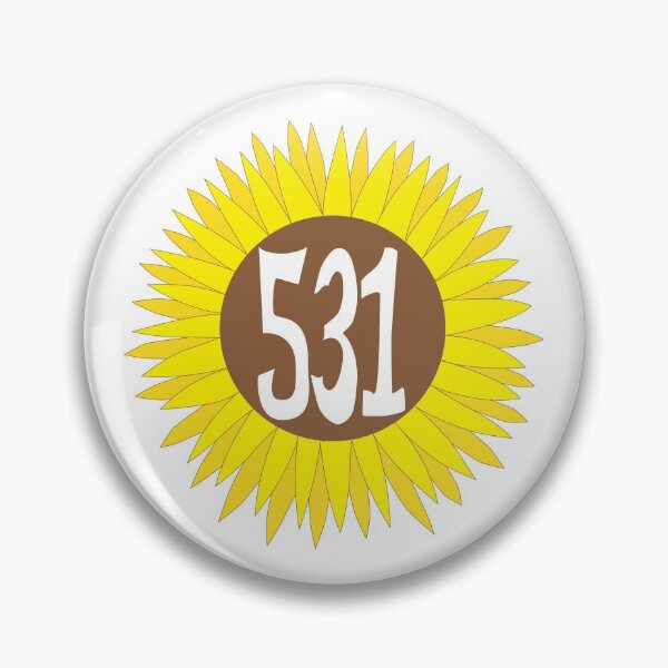 Item preview, Hand Drawn Nebraska Sunflower 531 Area Code designed and sold by itsrturn.